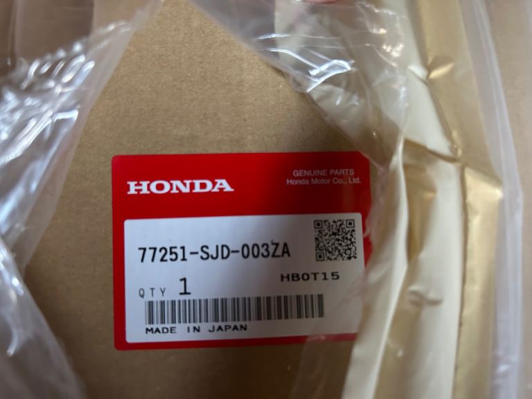 Honda FR-V Edix DOUBLE DIN PANEL 77251-SJD-003ZA Genuine Honda part