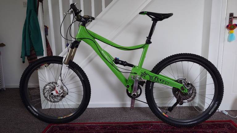 Orange Five large 26 inch  full suspension mountain bike