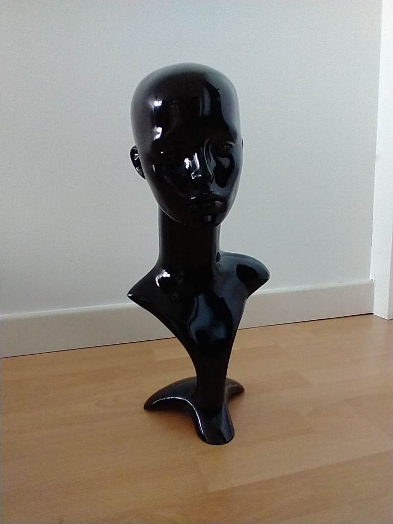 Wig stand (Mannequin head) black | Collection Only - Brixton, London