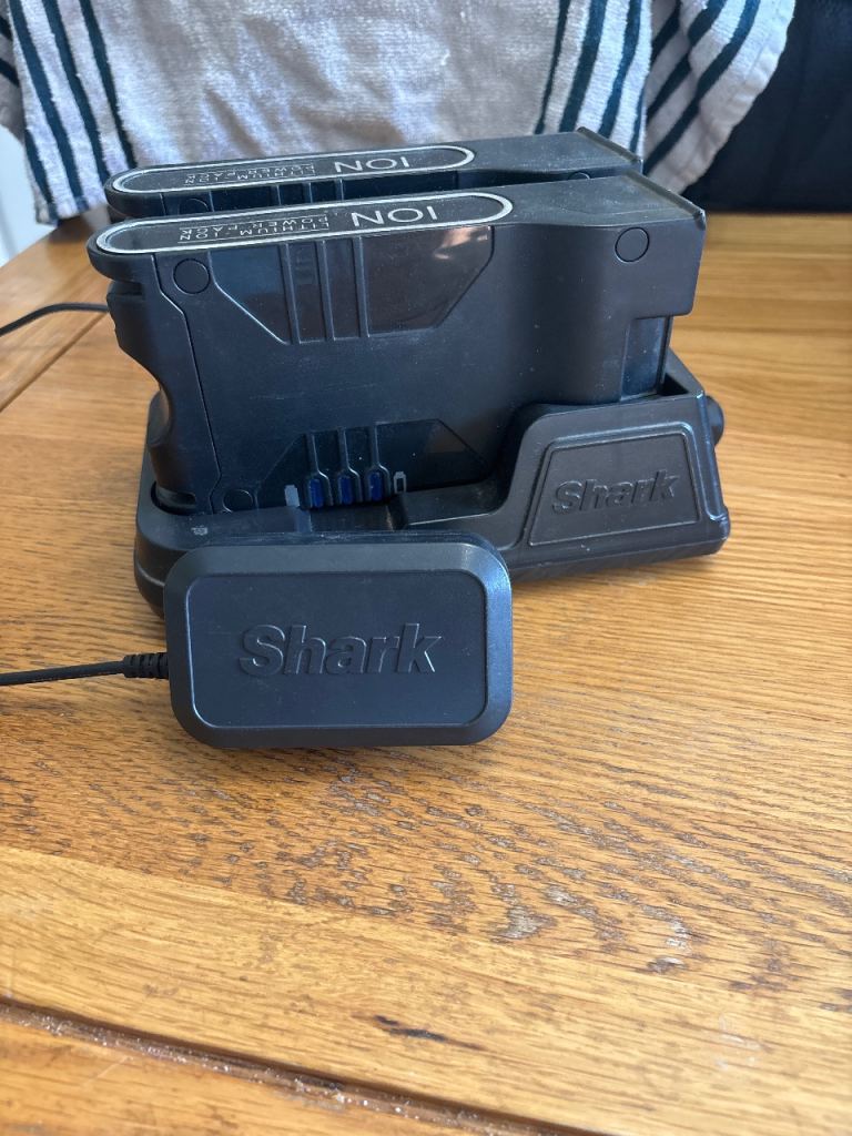 Shark ION Power Pack Charger with Two Batteries – Good Condition