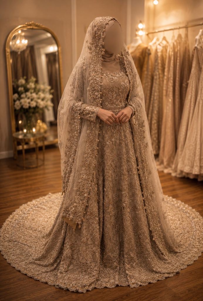 Asian luxury Bridal/Gown dress 