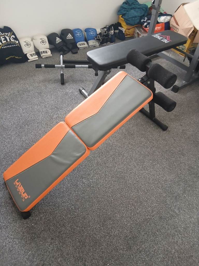 Bench weights sit up bench pull up bar