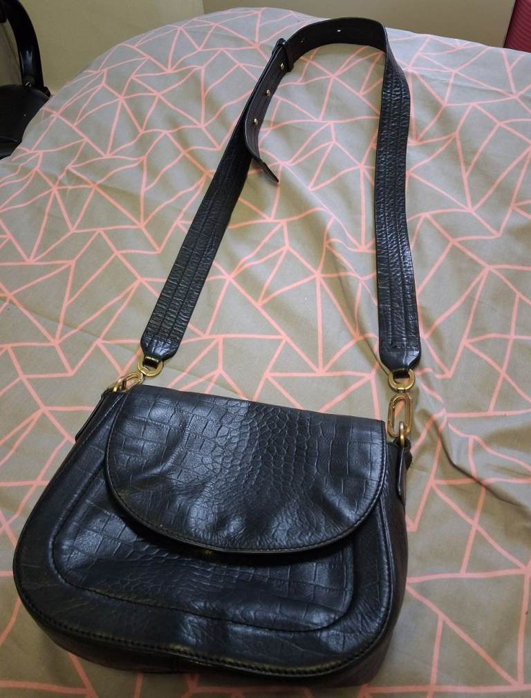 Black M&S Shoulder Bag - Good Condition, Great for Everyday