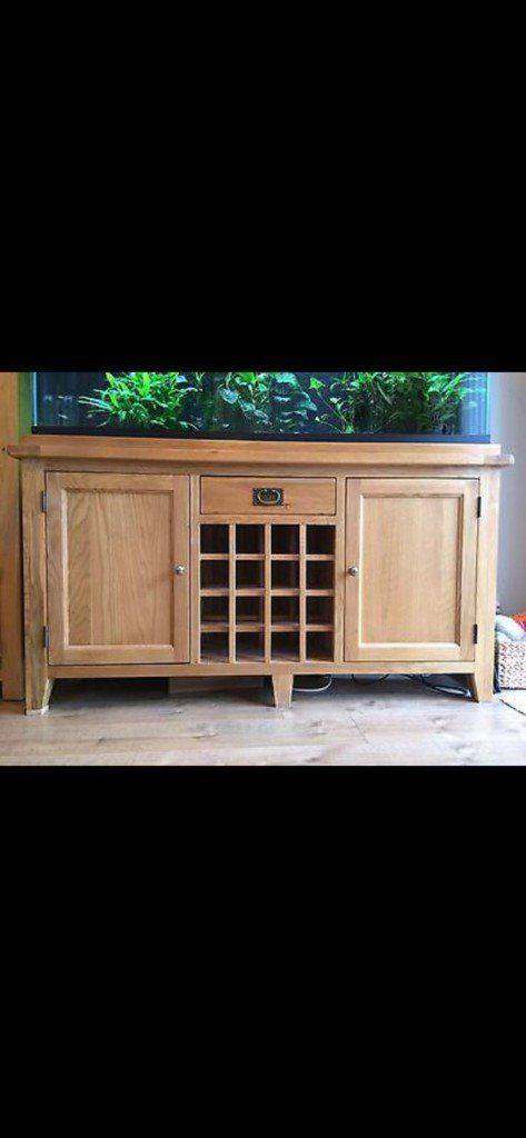 5ft Solid Oak wine rack marine tropical fish tank aquarium setup delivery🚚