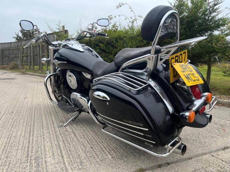 2007 07 KAWASAKI VN 1600 D6F CLASSIC TOURER CRUISER TOURING VN1600 BLACK