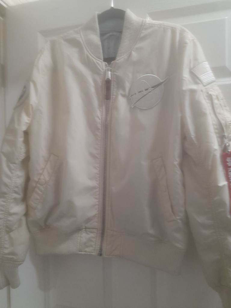 Bomber jacket cream nasa 