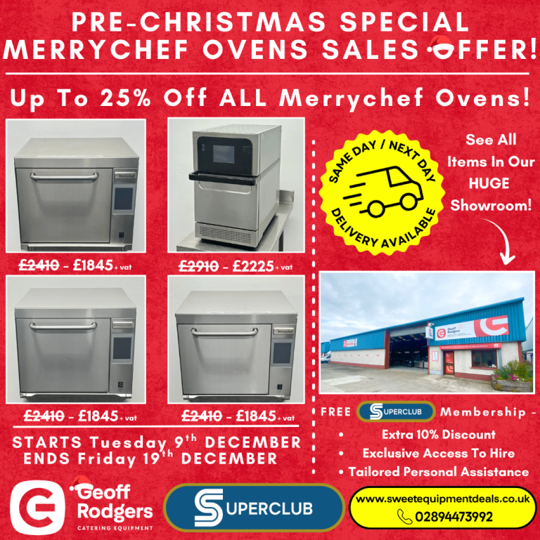 Up to 25% off MERRYCHEF OVENS - PRE-CHRISTMAS SPECIAL SALES OFFERS - ENDS FRIDAY 19th DECEMBER!