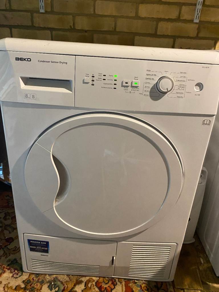 Beko Condenser Tumble Dryer DCU8230 – FAULTY / SPARES or REPAIR