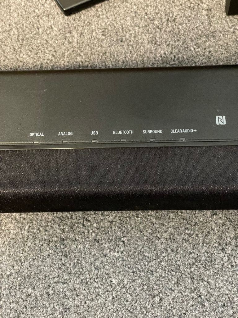 Sony soundbar and subwoofer 