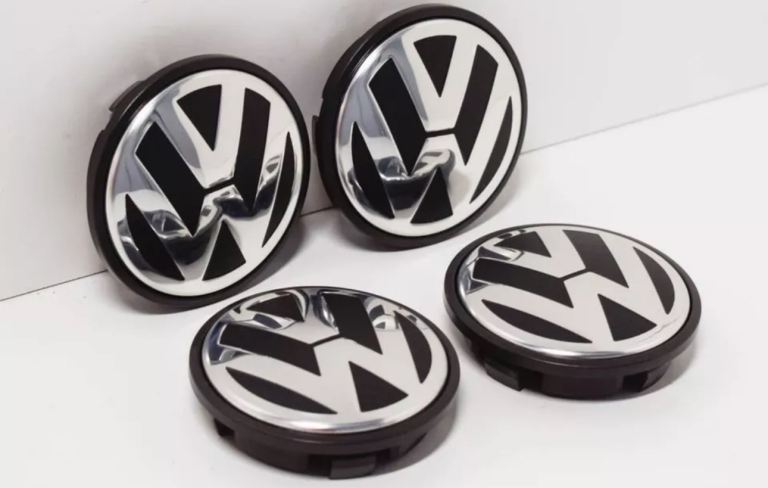Volkswagen 75mm 7L6601149 center alloy wheel caps 