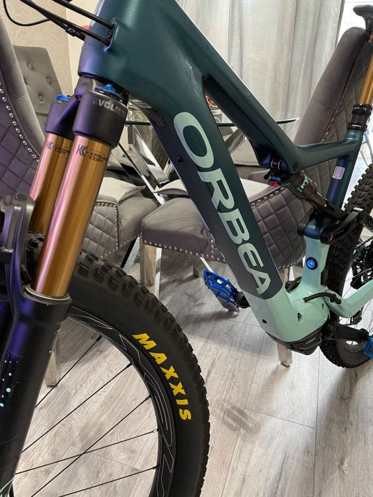 Orbea Rise M-LTD 29er Electric Mountain Bike Ice Green/Ocean RRP £9450