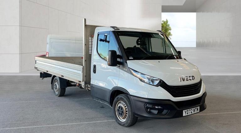 2022 IVECO DAILY 2.3L DIESEL WHITE EXTRA LONG WHEELBASE DROPSIDE TRUCK - 167K