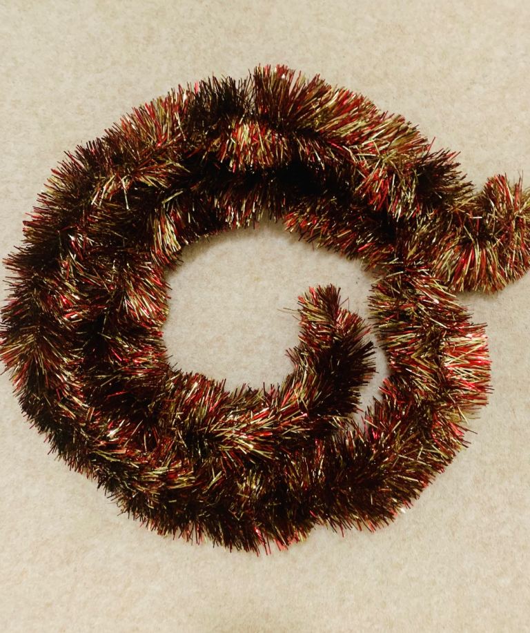 Christmas tinsel 