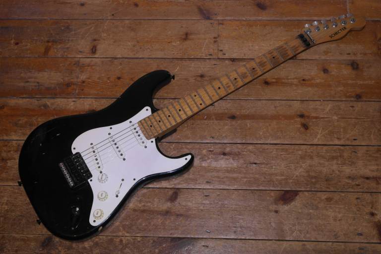 1980s Schecter USA Stratocaster/Telecaster with Schecter Tremlok tremolo and Fender USA pickups