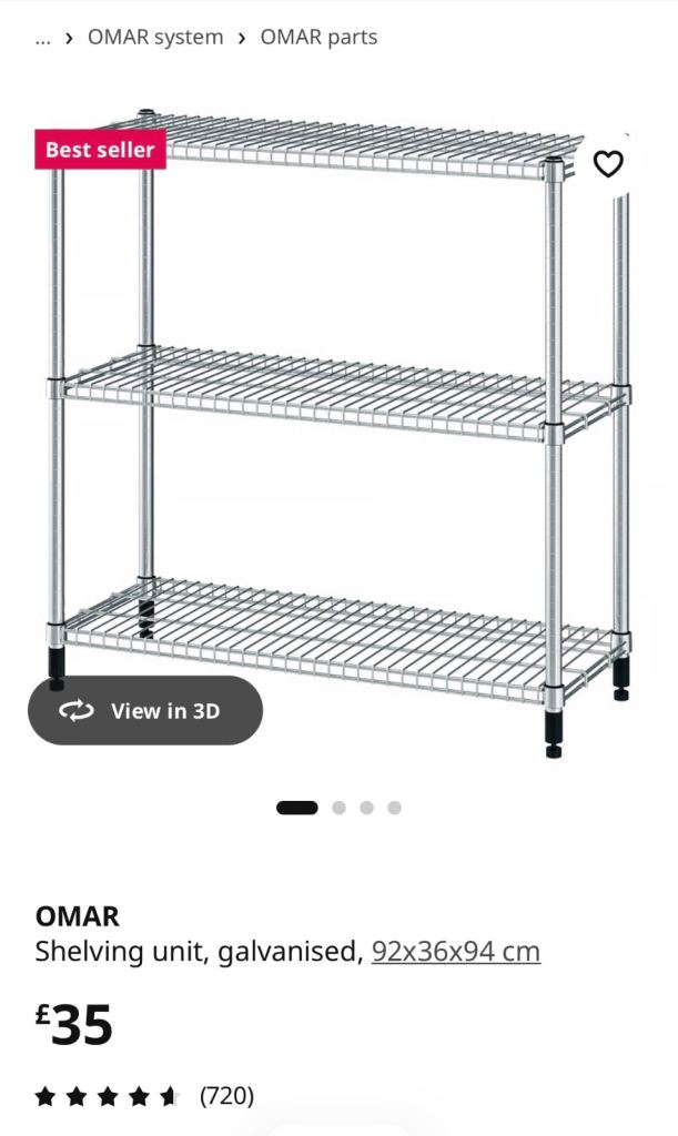 IKEA - Omar shelving unit