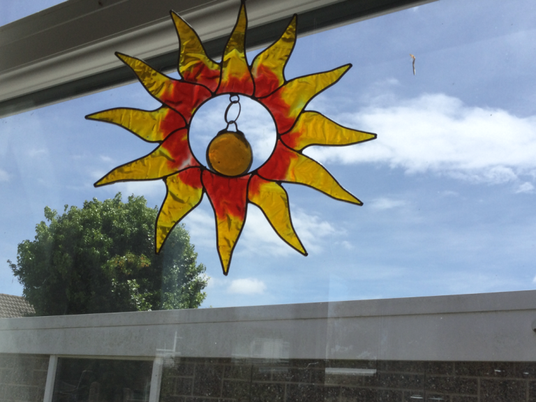 Stained glass decoration