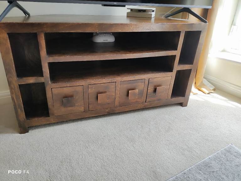 Dakota mango solid wood TV stand