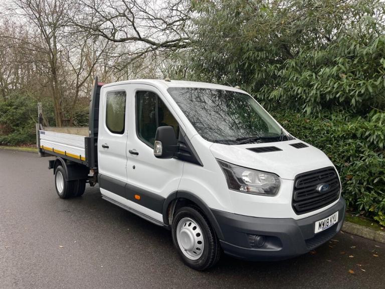 2018 Ford Transit T350 CREW CAB TAIL LIFT TIPPER 1 OWNER Tipper Diesel Manual