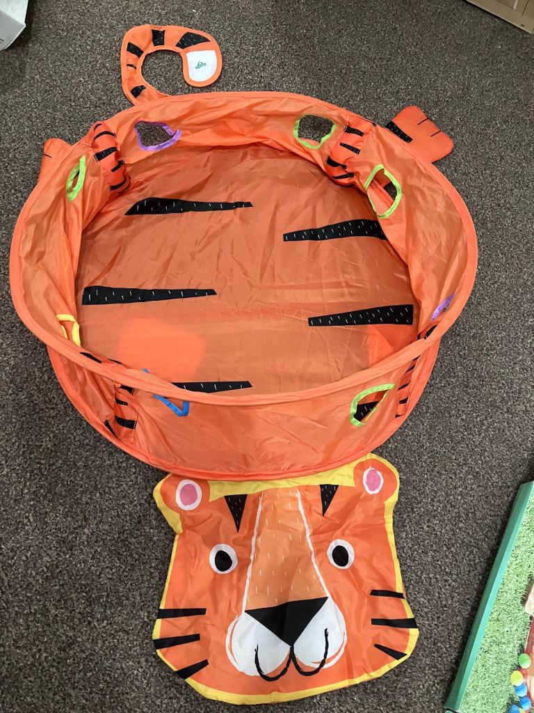 Carousel tiger ball pit 