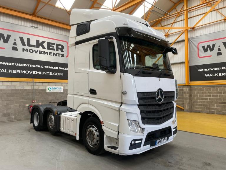 MERCEDES ACTROS 2545 BIGSPACE *EURO 6*, 6X2 TRACTOR UNIT – 2018 – NK18 WPF