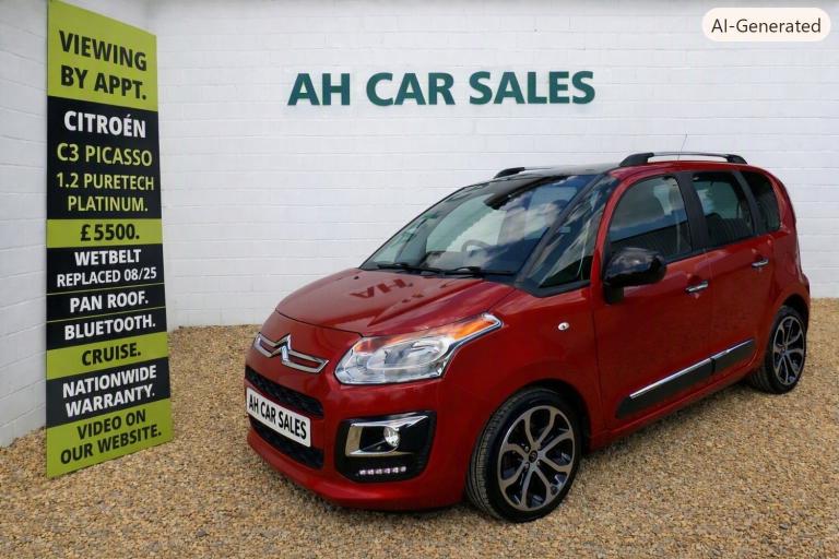 2017 Citroen C3 Picasso 1.2 PureTech Platinum 5dr MPV Petrol Manual