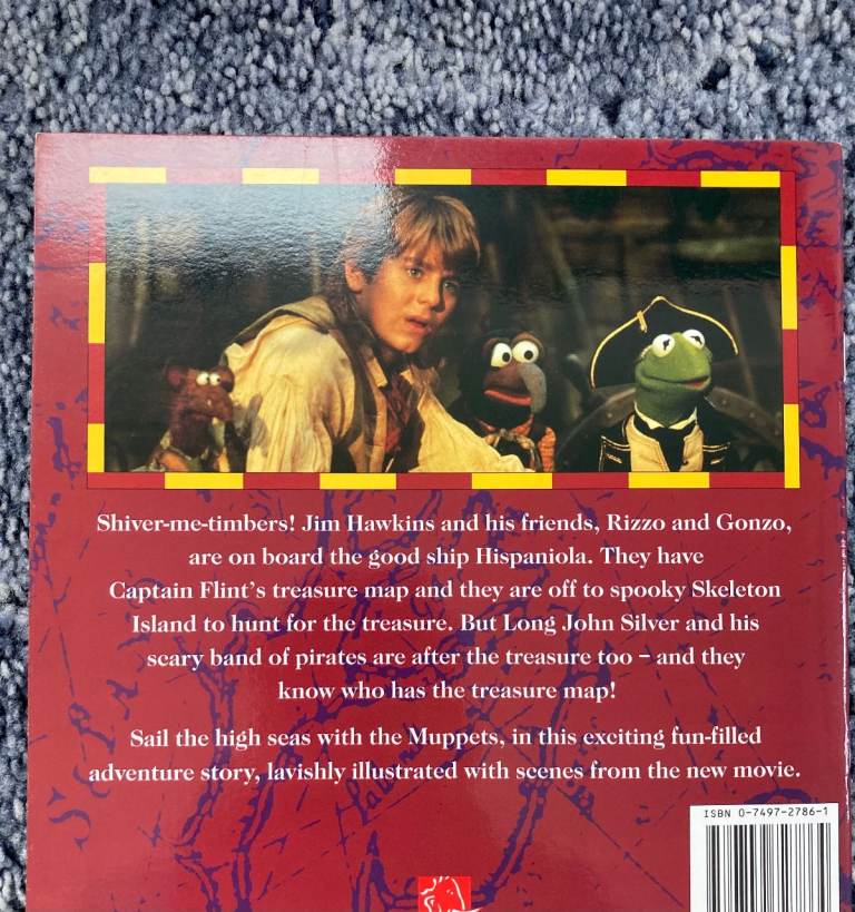 Muppet Treasure Island Books/book – post or collect