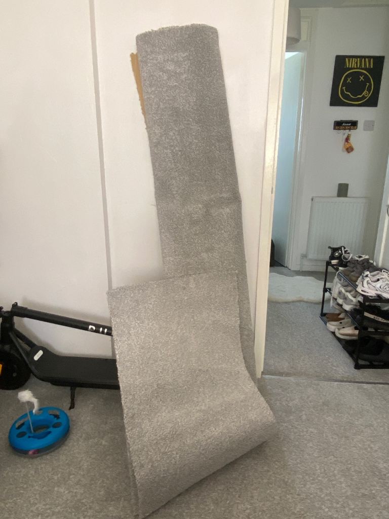 Light grey carpet