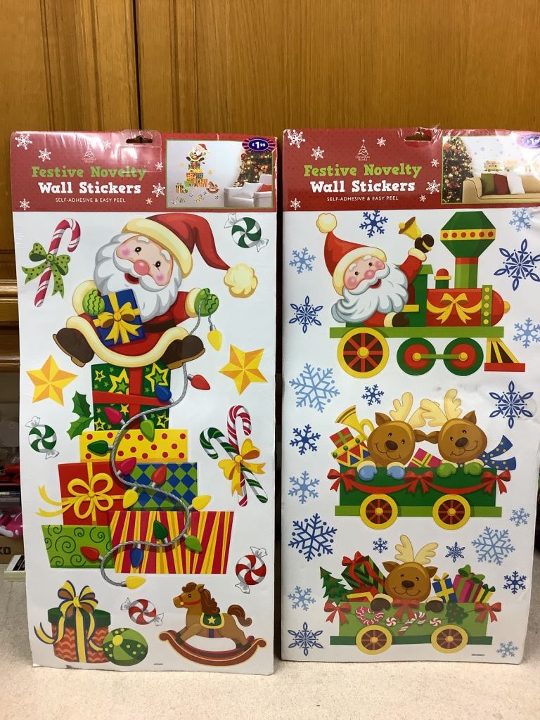 Christmas Wall Stickers (New in Packaging 