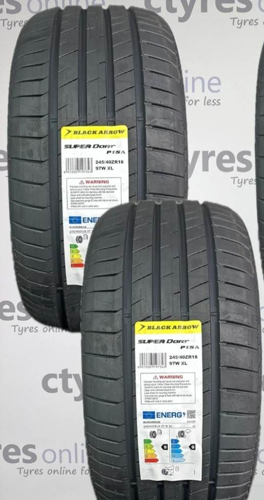 X2 New 245 40 18 Tyres