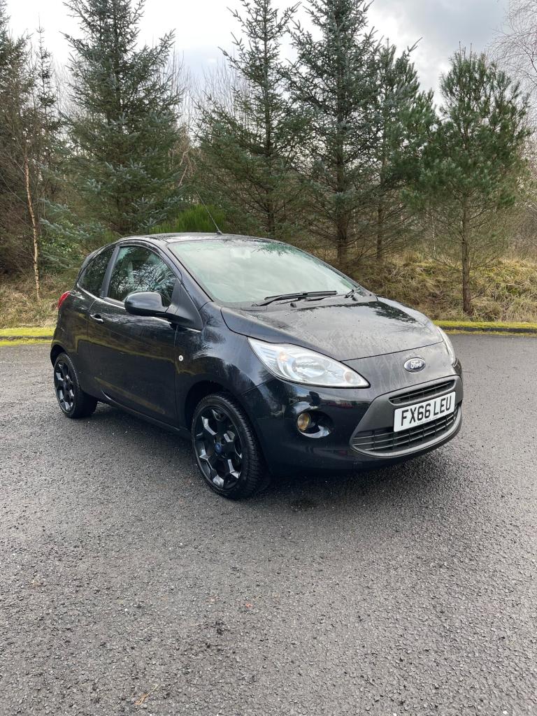 2016 Ford Ka 1.2 Zetec Black Edition 3dr HATCHBACK Petrol Manual