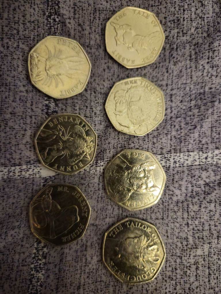 Coins. 50p rare. 