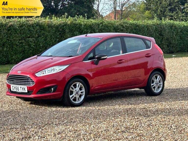 2016 66 FORD FIESTA 1.0T ECOBOOST ZETEC HATCHBACK 5DR PETROL MANUAL EURO 6 (S/S)