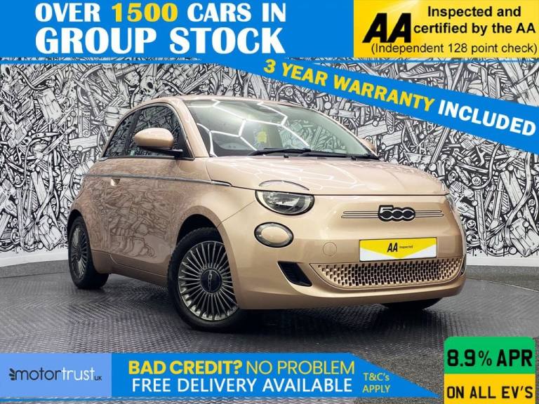 2022 Fiat 500 87kW Icon 42kWh 3dr Auto HATCHBACK ELECTRIC Automatic
