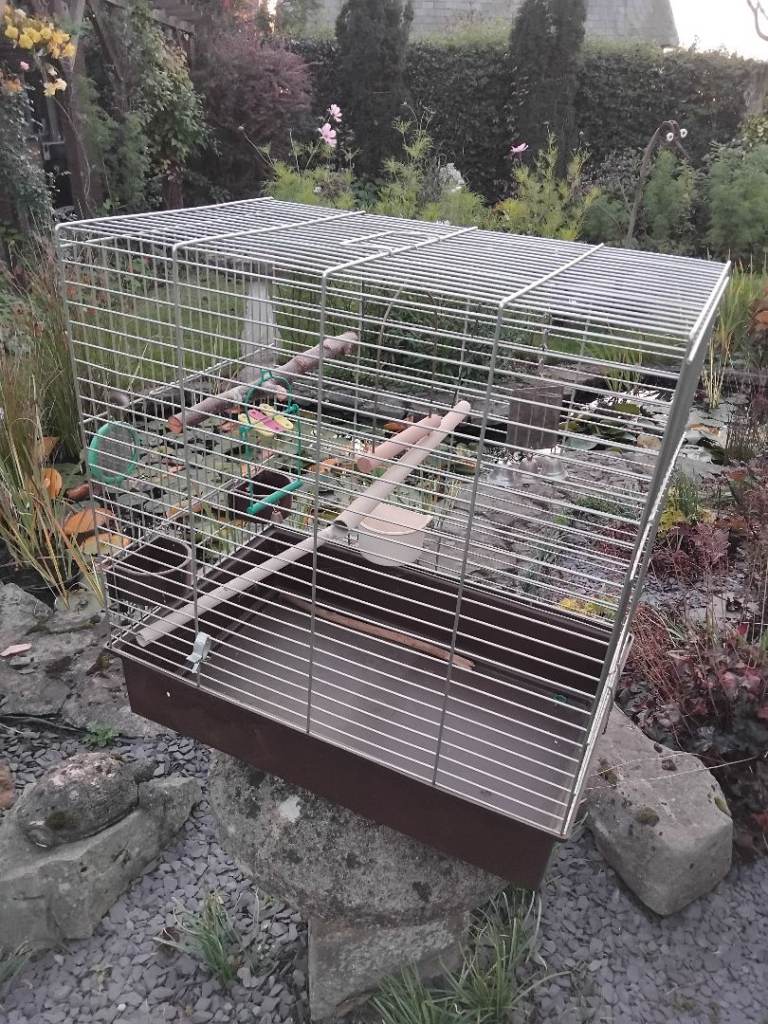 Large Bird Cage In Very Good Condition With Some Bells & Bits.