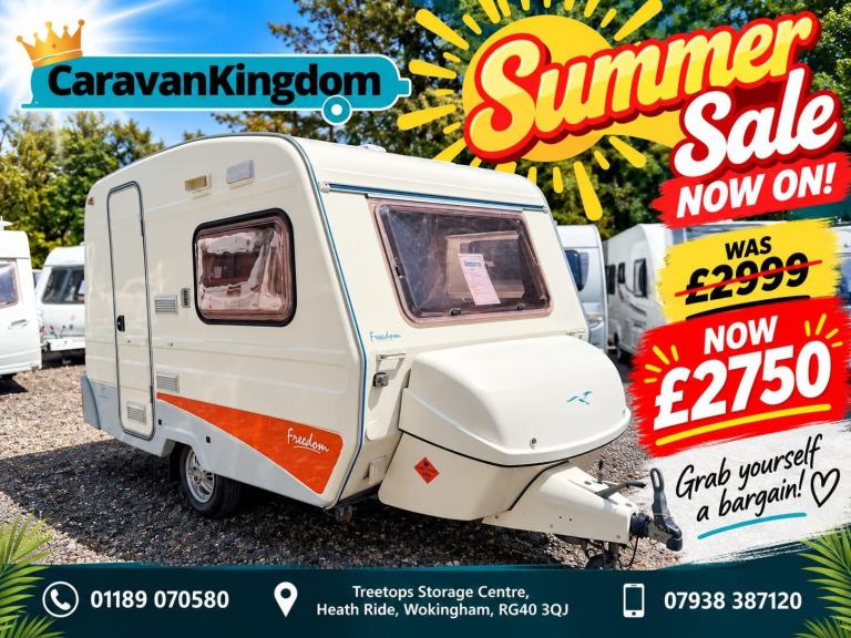 Freedom MICROLIGHT - 2003 - 2 BERTH - LIGHT WEIGHT COMPACT CARAVAN
