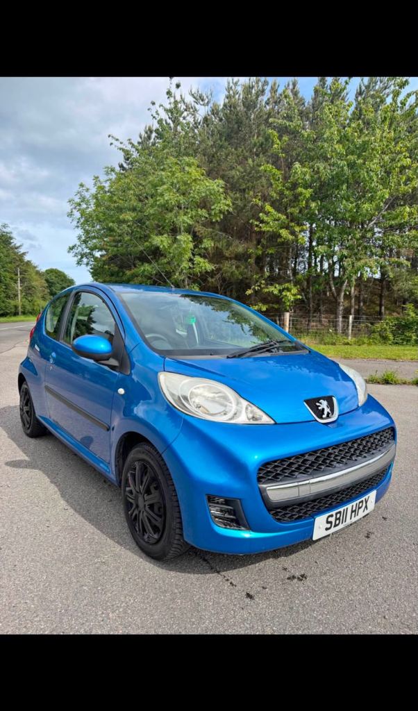 Peugeot 107, Blue, Hatchback, Manual