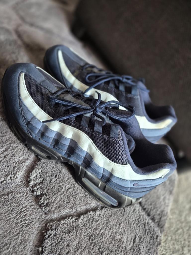 Nike Air Max 95 Trainers - Blue/White, Good Condition