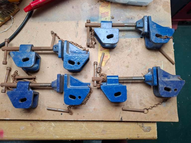 Heavy duty SASH CLAMP HEADS - Good Condition