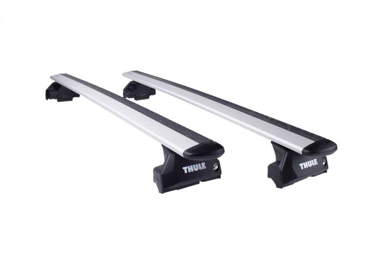 Thule Silver Evo WingBars package - 7107, 7112, 7057 For Mercedes A Class (and other cars)