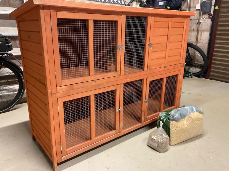 Large Guinea Pig or Rabbit Hutch. Could Deliver + Extras. Good Condition 