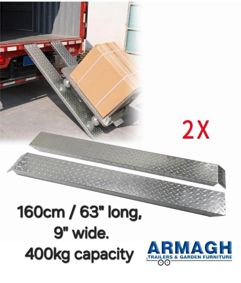 5ft lightweight loading ramps quads lawnmower Honda suzuki yamaha kawasaki 