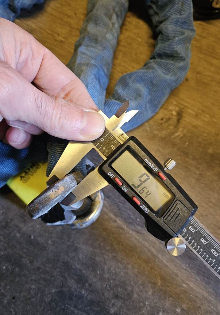 Rock Solid 1.8m Motorcycle Chain - 9.5mm