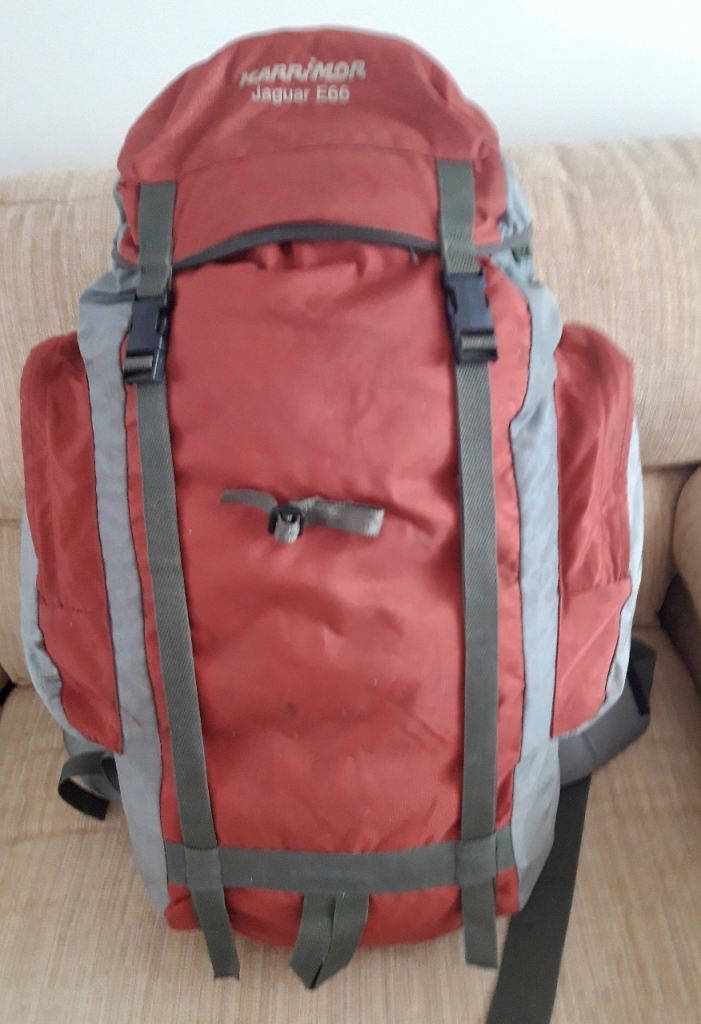 REDUCED PRICE! Karrimor Jaguar E66 Rucksack – Red/Grey, Good Condition