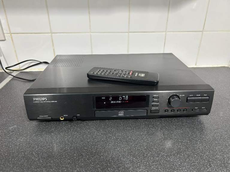 Philips CDR870 CD Player / Recorder with remote