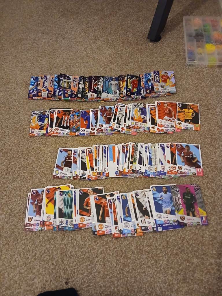 Panini Premier League Adrenalyn XL Trading Card Collection with Tins