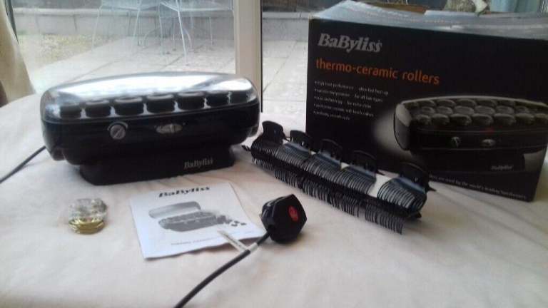 £10.00  .NEW..Babyliss thermo ceramic rollers..new..