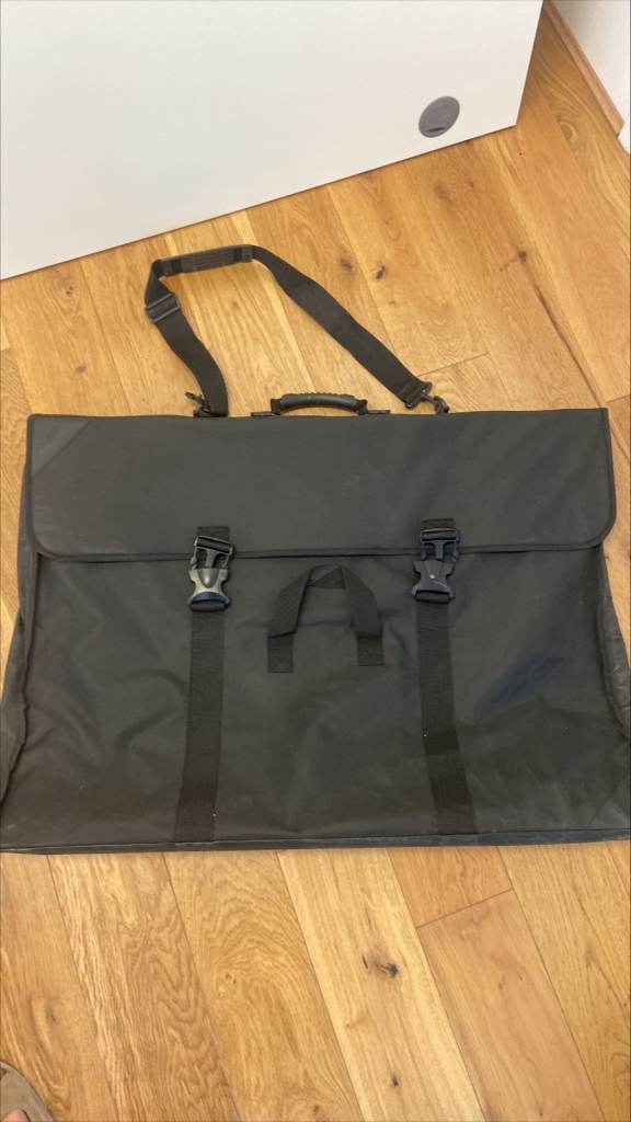 FREE Large Black Art/Portfolio Case with Shoulder Strap