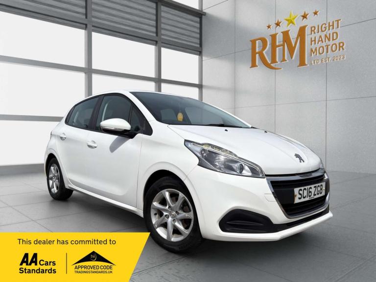 2016 Peugeot 208 1.0 PureTech Active 5dr HATCHBACK PETROL Manual