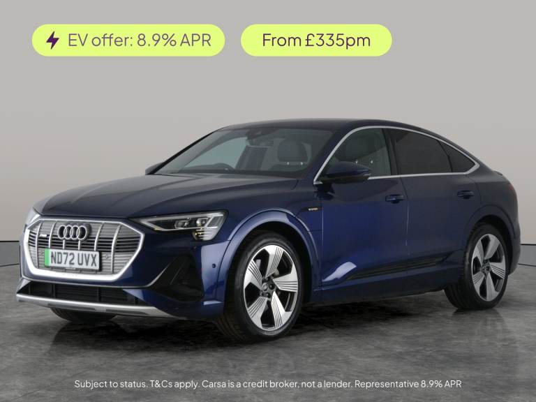 2023 Audi e-tron 55 S line Sportback 5dr Electric Auto quattro 95kWh (11kW Charger) (408 ps) Suv ...
