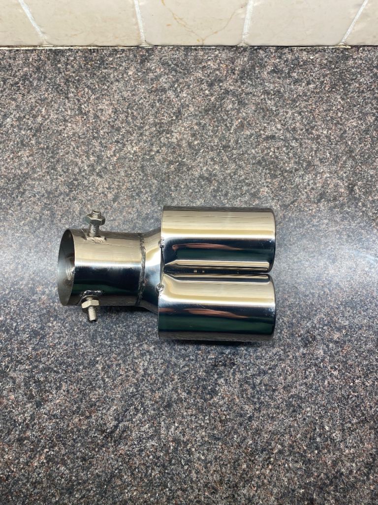 2.5 inch premium twin exhaust til